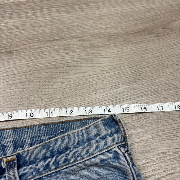 Vintage 80s Levi's 2501-0117 Straight Leg Ankle Fray Jeans 28x31 - Picture 6 of 12